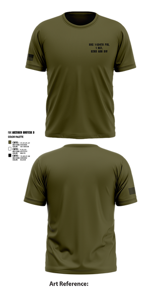 Short Sleeve Performance Shirt, HHC 1-504TH PIR, 1 BCT, 82ND ABN DIV, , Teamtime, Team time, sublimation, custom sports apparel, team uniforms, spirit wear, spiritwear, sports uniforms, custom shirts, team store, custom team store, fundraiser sports, apparel fundraiser