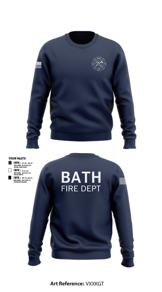 Crew Neck Sweatshirt, Bath NH Fire Department, Fire Department, Teamtime, Team time, sublimation, custom sports apparel, team uniforms, spirit wear, spiritwear, sports uniforms, custom shirts, team store, custom team store, fundraiser sports, apparel fundraiser