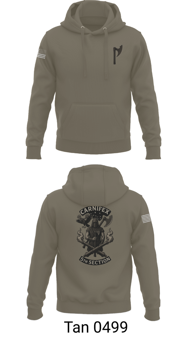 Hoodie, 2-8 FA, C BTRY, , Teamtime, Team time, sublimation, custom sports apparel, team uniforms, spirit wear, spiritwear, sports uniforms, custom shirts, team store, custom team store, fundraiser sports, apparel fundraiser
