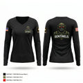 Fredericksburg Army Recruiting Women's Long Sleeve V-neck Shirt - 1