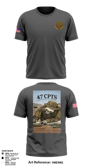 Old School Cotton Feel Shirt, 47 CPTS, Air Force, Teamtime, Team time, sublimation, custom sports apparel, team uniforms, spirit wear, spiritwear, sports uniforms, custom shirts, team store, custom team store, fundraiser sports, apparel fundraiser