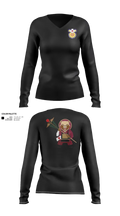 MEDDAC-Japan 77028542 Women's Long Sleeve V-neck Shirt - 21