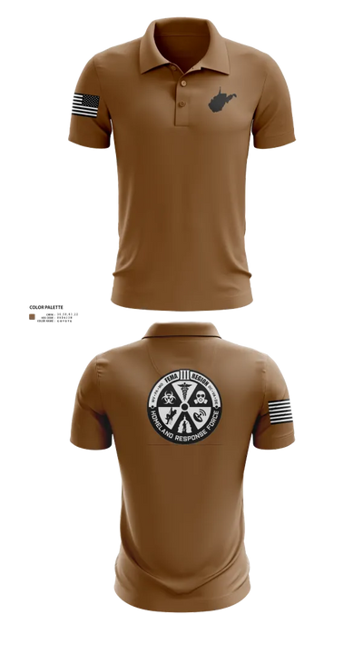 Region 3 Homeland Response Force 34212172 Short Sleeve Performance Polo - 40