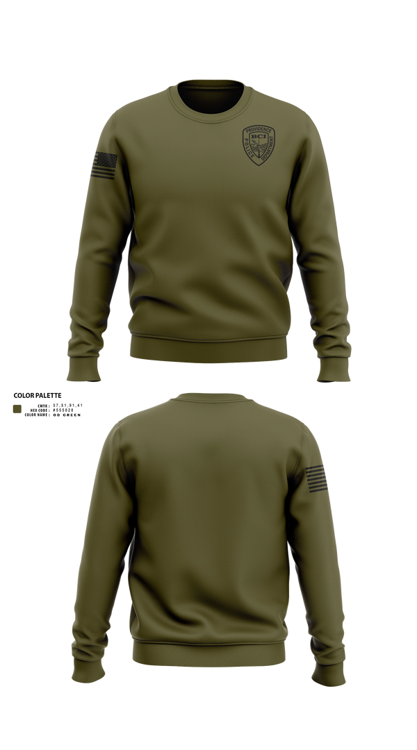 Crew Neck Sweatshirt, Providence Police BCI, Police, Teamtime, Team time, sublimation, custom sports apparel, team uniforms, spirit wear, spiritwear, sports uniforms, custom shirts, team store, custom team store, fundraiser sports, apparel fundraiser