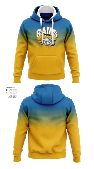 Hoodie, Brogden Rams, Baseball, Teamtime, Team time, sublimation, custom sports apparel, team uniforms, spirit wear, spiritwear, sports uniforms, custom shirts, team store, custom team store, fundraiser sports, apparel fundraiser