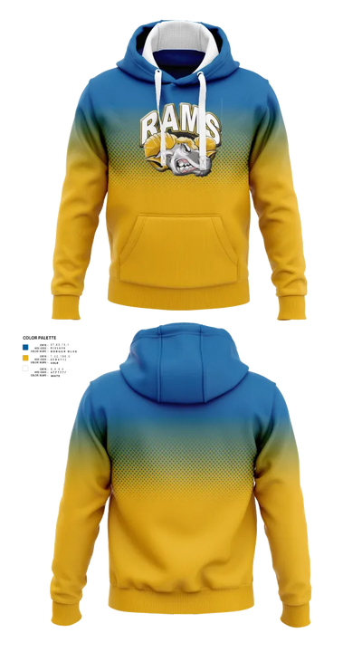 Brogden Rams 7424037 Hoodie - 10
