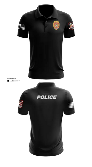 Short Sleeve Performance Polo, Strafford Police, Police, Teamtime, Team time, sublimation, custom sports apparel, team uniforms, spirit wear, spiritwear, sports uniforms, custom shirts, team store, custom team store, fundraiser sports, apparel fundraiser