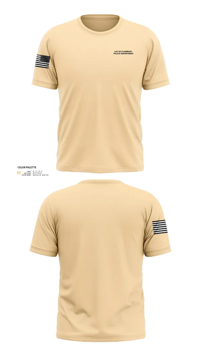 Lac du Flambeau Police Department 95153004 Short Sleeve Performance Shirt - 21