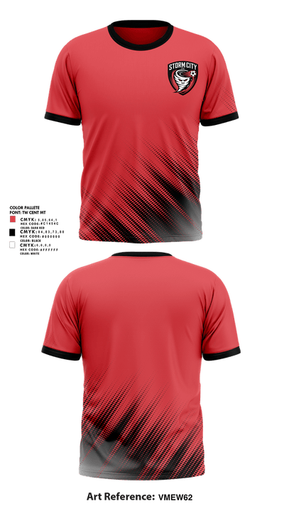 Storm City Fc 22251434 Short Sleeve Performance Shirt - 1