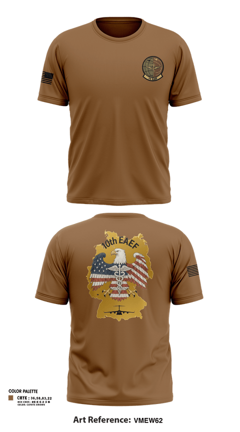 Short Sleeve Performance Shirt, 10th Expeditionary Aeromedical Evacuation Flight (10th EAEF/26.1), , Teamtime, Team time, sublimation, custom sports apparel, team uniforms, spirit wear, spiritwear, sports uniforms, custom shirts, team store, custom team store, fundraiser sports, apparel fundraiser