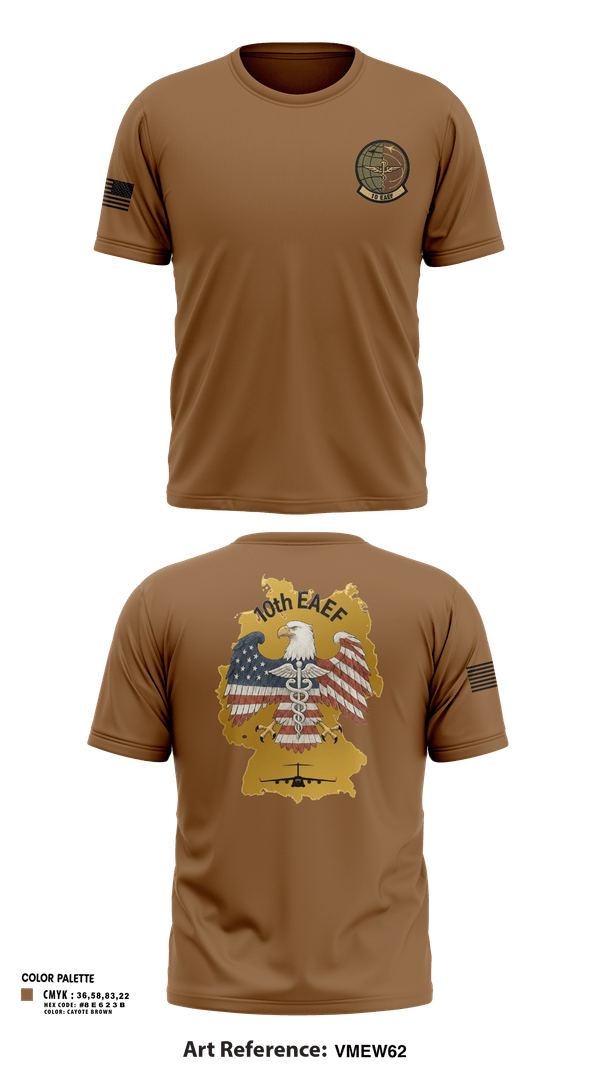 Short Sleeve Performance Shirt, 10th Expeditionary Aeromedical Evacuation Flight (10th EAEF/26.1), , Teamtime, Team time, sublimation, custom sports apparel, team uniforms, spirit wear, spiritwear, sports uniforms, custom shirts, team store, custom team store, fundraiser sports, apparel fundraiser