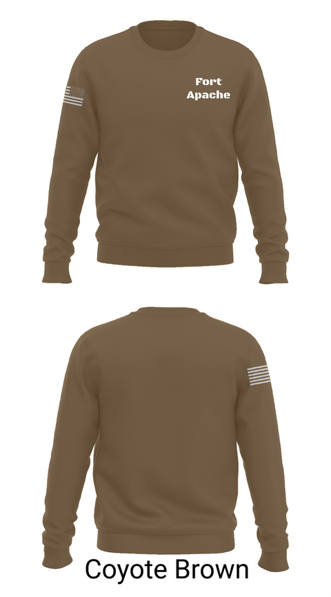 Crew Neck Sweatshirt, Fort Apache, , Teamtime, Team time, sublimation, custom sports apparel, team uniforms, spirit wear, spiritwear, sports uniforms, custom shirts, team store, custom team store, fundraiser sports, apparel fundraiser