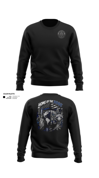 Crew Neck Sweatshirt, Martinez, Police, Teamtime, Team time, sublimation, custom sports apparel, team uniforms, spirit wear, spiritwear, sports uniforms, custom shirts, team store, custom team store, fundraiser sports, apparel fundraiser