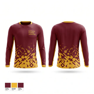 Long Sleeve Performance Shirt, California Prestige University, Baseball, Teamtime, Team time, sublimation, custom sports apparel, team uniforms, spirit wear, spiritwear, sports uniforms, custom shirts, team store, custom team store, fundraiser sports, apparel fundraiser