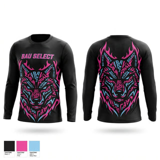 Long Sleeve Performance Shirt, BAU SELECT, Men's Basketball, Teamtime, Team time, sublimation, custom sports apparel, team uniforms, spirit wear, spiritwear, sports uniforms, custom shirts, team store, custom team store, fundraiser sports, apparel fundraiser