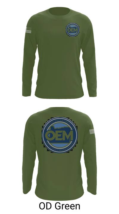 Oregon Emergency Management 48984222 Long Sleeve Performance Shirt 44