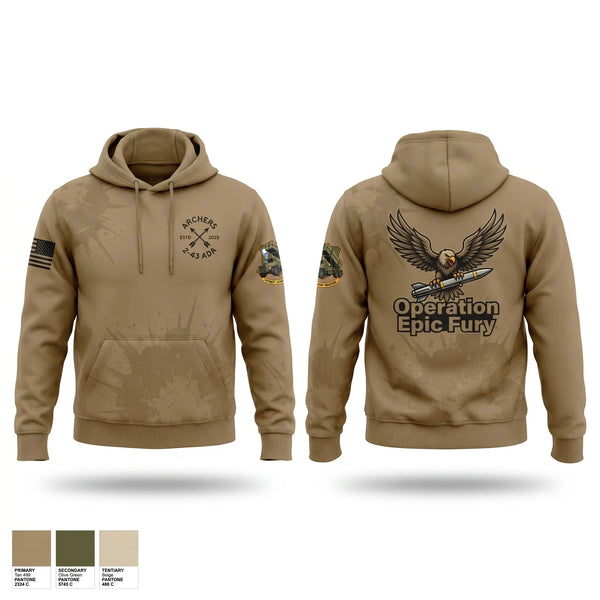 Hoodie, A/2-43 ADA, Army, Teamtime, Team time, sublimation, custom sports apparel, team uniforms, spirit wear, spiritwear, sports uniforms, custom shirts, team store, custom team store, fundraiser sports, apparel fundraiser