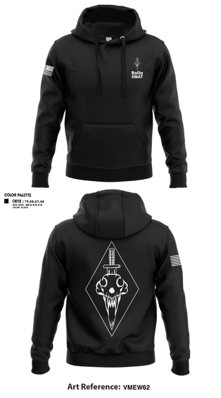 Hoodie, Rolla SWAT, Police, Teamtime, Team time, sublimation, custom sports apparel, team uniforms, spirit wear, spiritwear, sports uniforms, custom shirts, team store, custom team store, fundraiser sports, apparel fundraiser