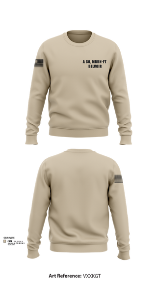 Crew Neck Sweatshirt, A CO, MRBN-FT BELVOIR, , Teamtime, Team time, sublimation, custom sports apparel, team uniforms, spirit wear, spiritwear, sports uniforms, custom shirts, team store, custom team store, fundraiser sports, apparel fundraiser