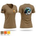 114th signal battalion Women's Short Sleeve V-neck Shirt - 1