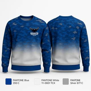 Crew Neck Sweatshirt, Heights wrestling club, Wrestling, Teamtime, Team time, sublimation, custom sports apparel, team uniforms, spirit wear, spiritwear, sports uniforms, custom shirts, team store, custom team store, fundraiser sports, apparel fundraiser