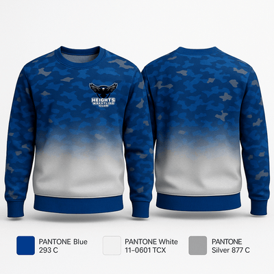 Heights wrestling club 68188904 Crew Neck Sweatshirt - 1