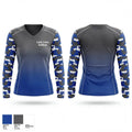 Lady Lions Softball 89421497 Women's Long Sleeve V-neck Shirt - 1