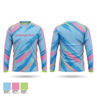 Long Sleeve Performance Shirt, Exchange Club, Baseball, Teamtime, Team time, sublimation, custom sports apparel, team uniforms, spirit wear, spiritwear, sports uniforms, custom shirts, team store, custom team store, fundraiser sports, apparel fundraiser