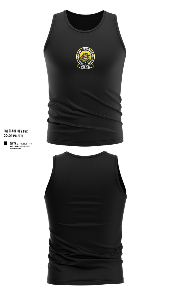 Tank Top, Fire Rescue Operations Group, Fire Department, Teamtime, Team time, sublimation, custom sports apparel, team uniforms, spirit wear, spiritwear, sports uniforms, custom shirts, team store, custom team store, fundraiser sports, apparel fundraiser