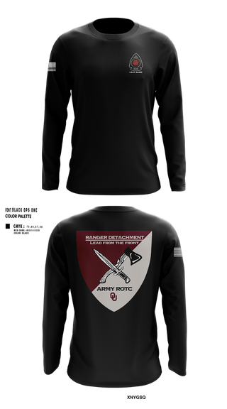 Long Sleeve Performance Shirt, FY 25-26 OU RC, Army, Teamtime, Team time, sublimation, custom sports apparel, team uniforms, spirit wear, spiritwear, sports uniforms, custom shirts, team store, custom team store, fundraiser sports, apparel fundraiser