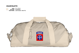 Duffle Bag, 82d ABN DIV, , Teamtime, Team time, sublimation, custom sports apparel, team uniforms, spirit wear, spiritwear, sports uniforms, custom shirts, team store, custom team store, fundraiser sports, apparel fundraiser
