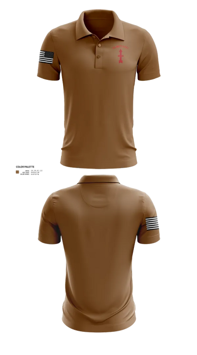 bravo company 90197565 Short Sleeve Performance Polo - 22