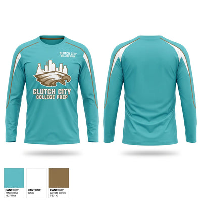ClutchCity Collrgr Prep Long Sleeve Performance Shirt 2
