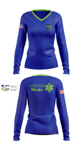 Metro Miss Lou EMS Women's Long Sleeve V-neck Shirt - 3