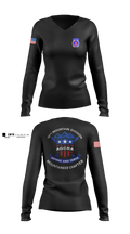 Mountaineer Chapter Adjutant General Regimental Association 84539798 Women's Long Sleeve V-neck Shirt - 3