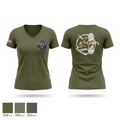 75th Ranger 2nd Battalion Women's Short Sleeve V-neck Shirt - 1