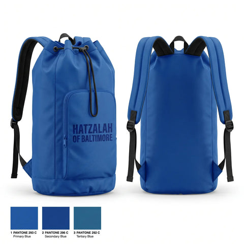 Gear Bag, Hatzalah of Baltimore, EMS/EMT, Teamtime, Team time, sublimation, custom sports apparel, team uniforms, spirit wear, spiritwear, sports uniforms, custom shirts, team store, custom team store, fundraiser sports, apparel fundraiser