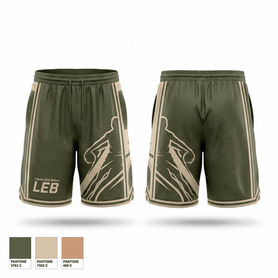 Legacy Elite Ballers (LEB) 94988228 Mens Reversible Basketball Shorts - 1