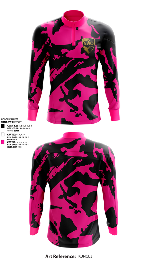 Quarter Zip Jacket, Northwest Optimist FC, Men's Soccer, Teamtime, Team time, sublimation, custom sports apparel, team uniforms, spirit wear, spiritwear, sports uniforms, custom shirts, team store, custom team store, fundraiser sports, apparel fundraiser