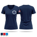 Harrison County Emergency Squad Women's Short Sleeve V-neck Shirt - 1