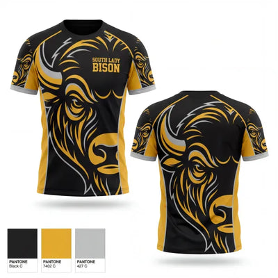 South lady bison 34073171 Short Sleeve Performance Shirt - 1 (2)