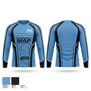 Long Sleeve Performance Shirt, DHD Broncos, Baseball, Teamtime, Team time, sublimation, custom sports apparel, team uniforms, spirit wear, spiritwear, sports uniforms, custom shirts, team store, custom team store, fundraiser sports, apparel fundraiser