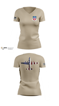 179th AW Women's Short Sleeve V-neck Shirt - 100