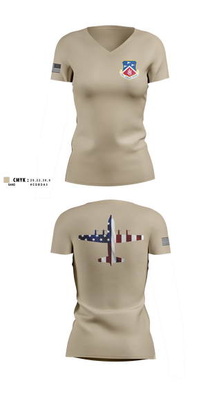 Womens Short Sleeve Vneck Shirt, 179th AW, Air Force, Teamtime, Team time, sublimation, custom sports apparel, team uniforms, spirit wear, spiritwear, sports uniforms, custom shirts, team store, custom team store, fundraiser sports, apparel fundraiser