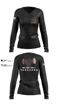 1ST PLT 76TH CEC-S 11178991 Women's Long Sleeve V-neck Shirt - 4