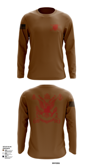 Long Sleeve Performance Shirt, 2nd Battalion 222nd Field Artillery, , Teamtime, Team time, sublimation, custom sports apparel, team uniforms, spirit wear, spiritwear, sports uniforms, custom shirts, team store, custom team store, fundraiser sports, apparel fundraiser