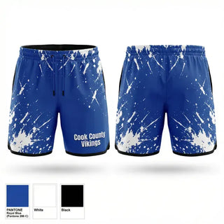 Athletic Shorts With Pockets, Cook County Vikings, Softball, Teamtime, Team time, sublimation, custom sports apparel, team uniforms, spirit wear, spiritwear, sports uniforms, custom shirts, team store, custom team store, fundraiser sports, apparel fundraiser