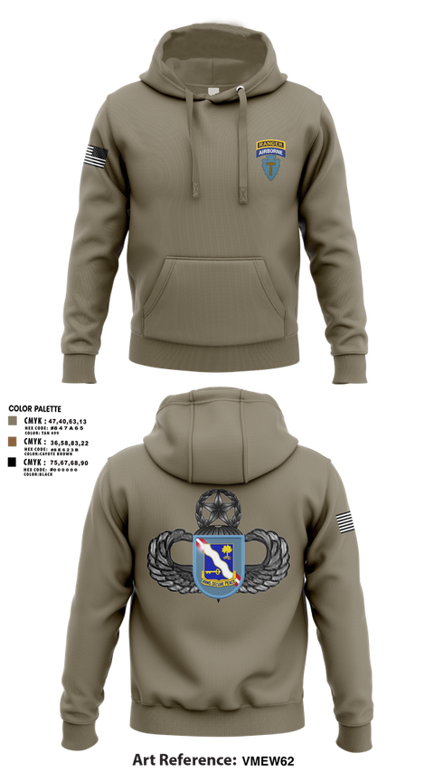 Hoodie, 1-143rd airborne infantry regiment, , Teamtime, Team time, sublimation, custom sports apparel, team uniforms, spirit wear, spiritwear, sports uniforms, custom shirts, team store, custom team store, fundraiser sports, apparel fundraiser