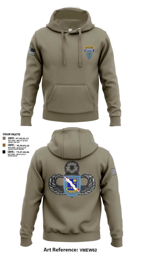 Hoodie, 1-143rd airborne infantry regiment, , Teamtime, Team time, sublimation, custom sports apparel, team uniforms, spirit wear, spiritwear, sports uniforms, custom shirts, team store, custom team store, fundraiser sports, apparel fundraiser