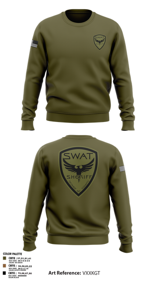 Crew Neck Sweatshirt, SWAT, , Teamtime, Team time, sublimation, custom sports apparel, team uniforms, spirit wear, spiritwear, sports uniforms, custom shirts, team store, custom team store, fundraiser sports, apparel fundraiser